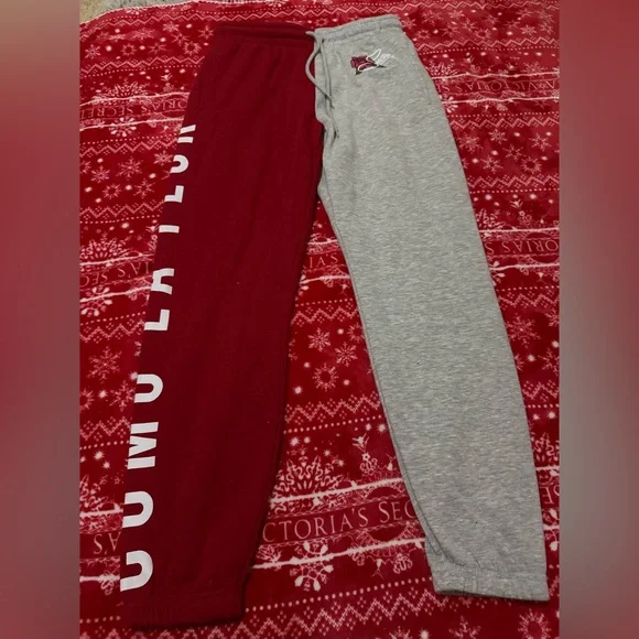 Selena Red and Gray Hoodie Set - Picture 6 of 9